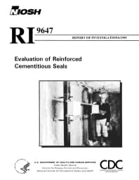 Image of publication Evaluation of Reinforced Cementitious Seals