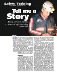 Image of publication Tell Me a Story: Using Stories to Improve Occupational Safety Training