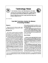 Image of publication Technology News 437 - Total Mill Ventilation System for Mineral Processing Facilities