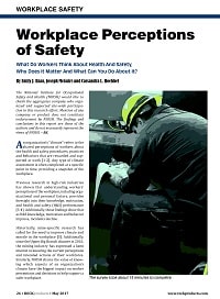 First page of Workplace Perceptions of Safety