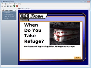 Screen shot from the When Do You Take Refuge CBT