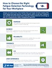 How to Choose the Right Fatigue Detection Technology for Your Workplace Infographic