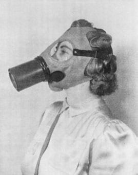 Non-combatant mask, circa 1940