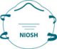 FFR mask with NIOSH logo