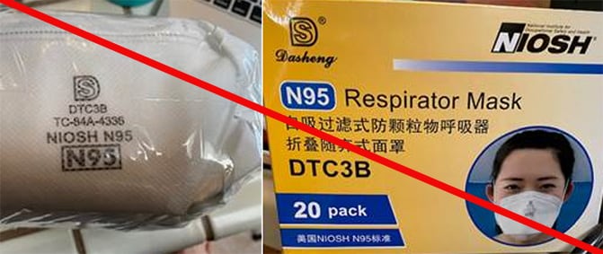 Respirator DTC3B (marked as TC-84A-4336)