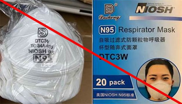 Respirator DTC3W (marked as TC-84A-4335)