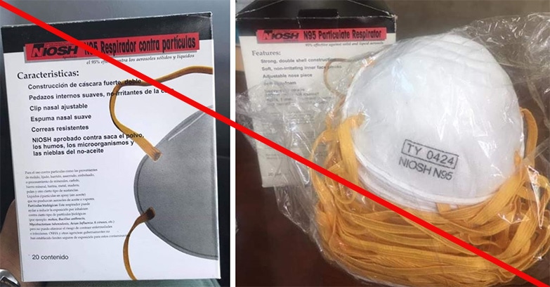 This is an example of a misrepresentation of a NIOSH approval. Model TY 0424 is not NIOSH approved. Xiantao Fushi Protective Products Co., Ltd. is not a NIOSH approval holder or a private label holder. (11/5/2020)