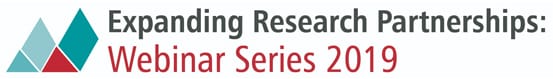 Expanding Research Partnerships Webinar Series logo 2019