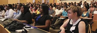 Image of students in a lecture hall