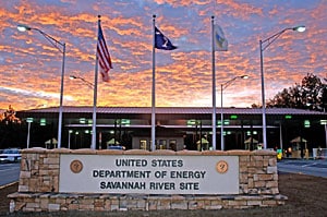 Entrance to the Savannah River Site