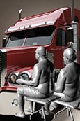 Truck driver anthropometry data for safer semi-trailer truck designs are available online
