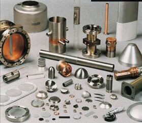 Various beryllium containing parts