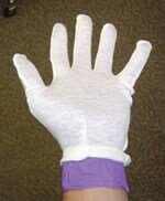 Cotton outer glove
