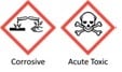 corrosive and acute toxic