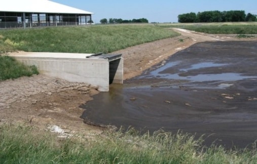 Large drain in outside enviroment