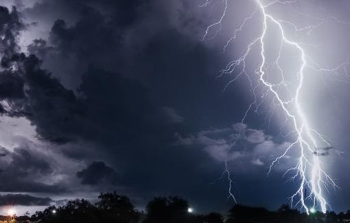 Photo of lightening storm
