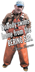 Nobody swims home from the Bering Sea -- Angus Iversen