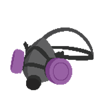 Image of an elastomeric half-mask respirator
