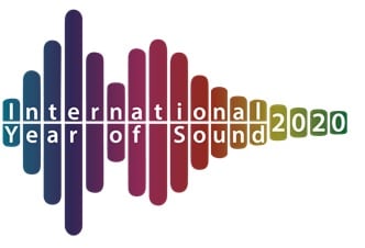 Sound waves representing International Year of Sound