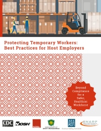 Cover of the document: Protecting Temporary Workers: Best Practices for Host Employers