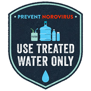 Prevent Norovirus: Use Treated Water Only