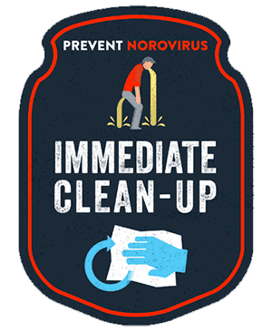 Prevent Norovirus: Immediate Clean-up