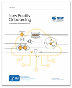 Cover of the NSSP BioSense Program New Facility Onboarding Guide