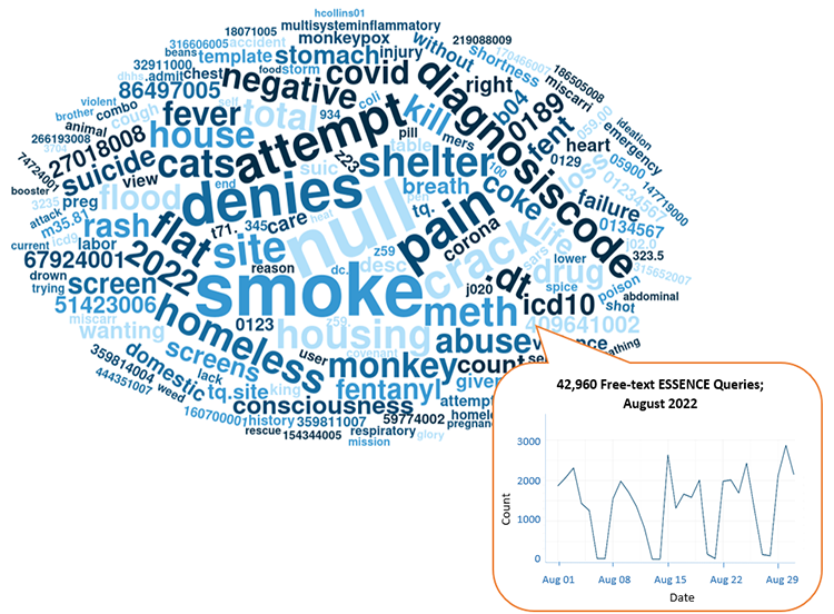 August 2022 Word Cloud pictograph