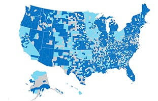 NSSP participation map and coverage
