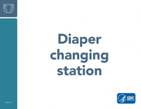 Diaper changing station