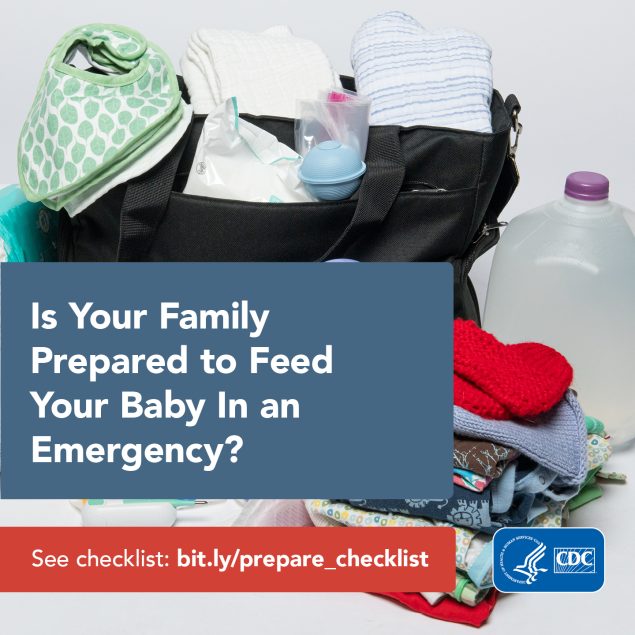 Is your family prepared to feed your baby during an emergency?