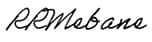 Reginald Mebane signature