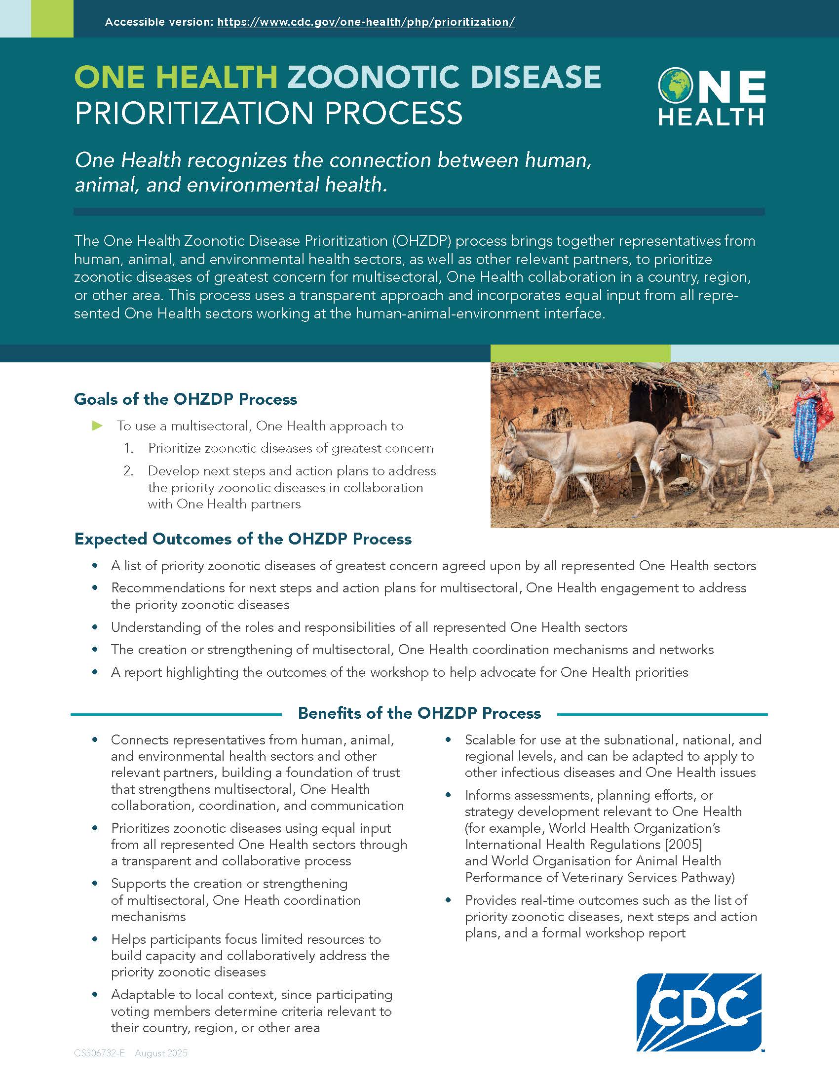 One Health Zoonotic Disease Prioritization Process Cover