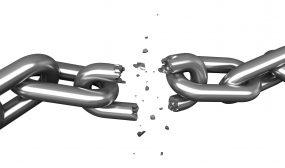chain with breaking link