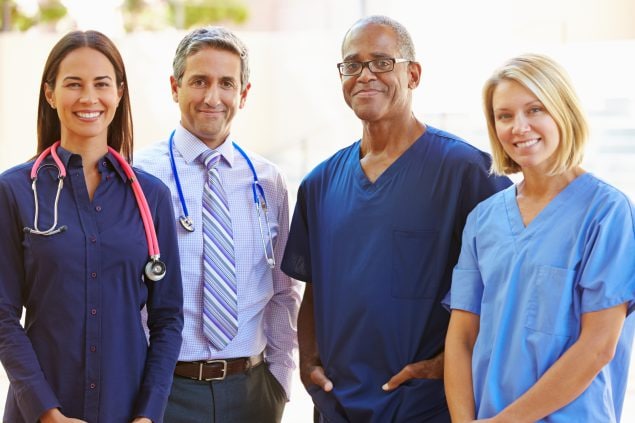 Group picture of a medical staff