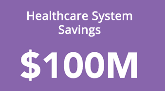 $100 Million Healthcare System Savings