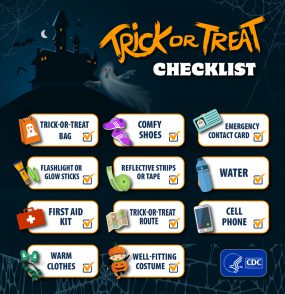 Infographic: Trick-or-Treat Checklist