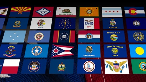 US state flags