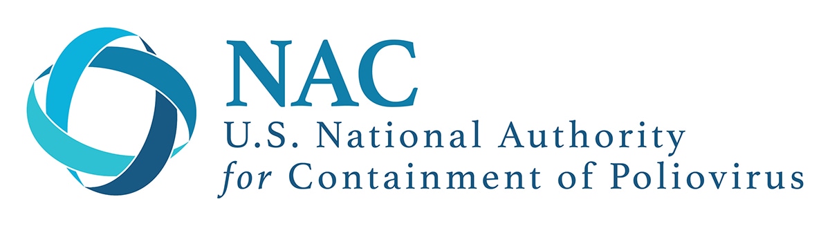 National Authority for the Containment of Poliovirus (NAC) logo