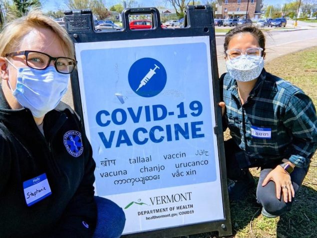 Covid-19 Vaccine location in Vermont