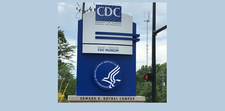 CDC campus signage.