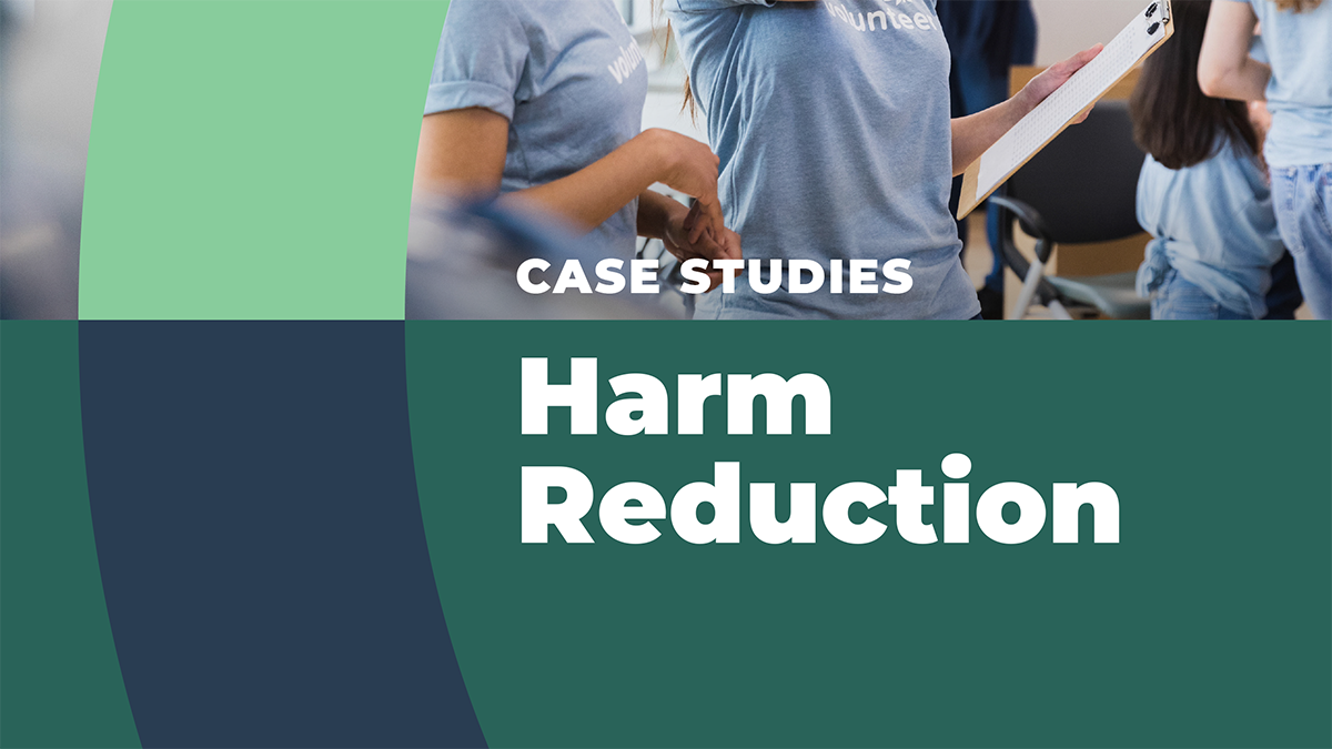 Harm reduction case study report cover