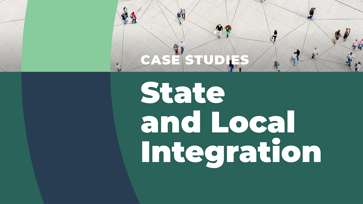 State and local integration case study report cover