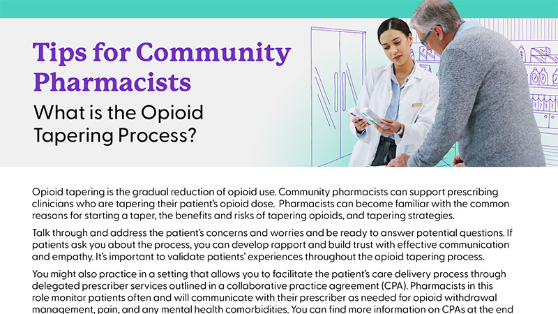 Example Opioid Tapering What is the Opioid Tapering Process? | Overdose Resource Exchange (ORE ...