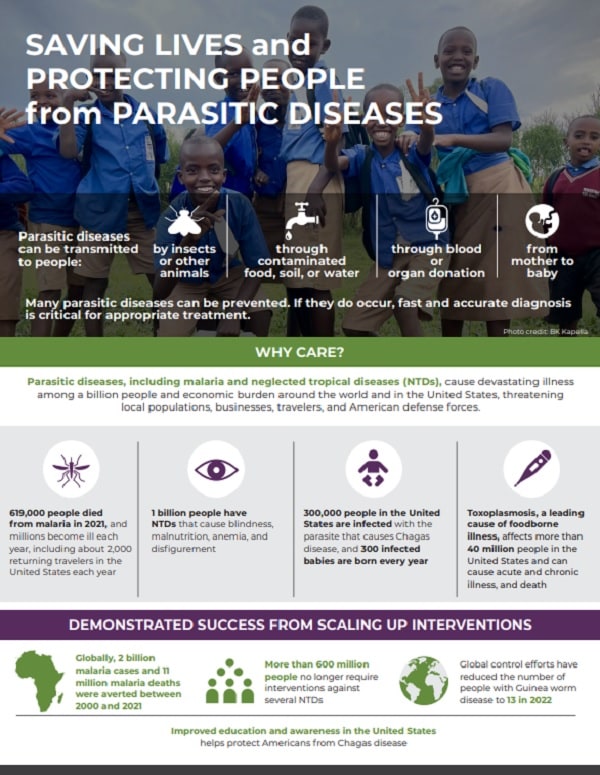 Saving Lives and Protecting People from Parasitic Diseases