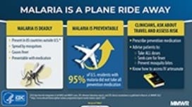 Malaria Plane ride away