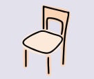 Drawing of a chair
