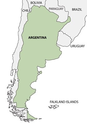 Mapa de la Argentina