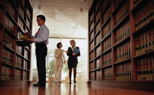 lawyers in a library