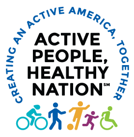 Active People, Healthy Nation Logo